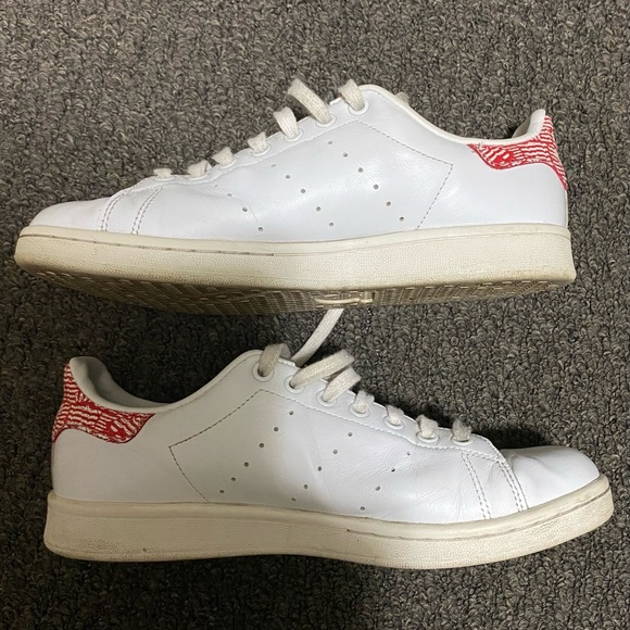 UNIQUE RED HEEL STAN SMITHS - Picture 4 of 8